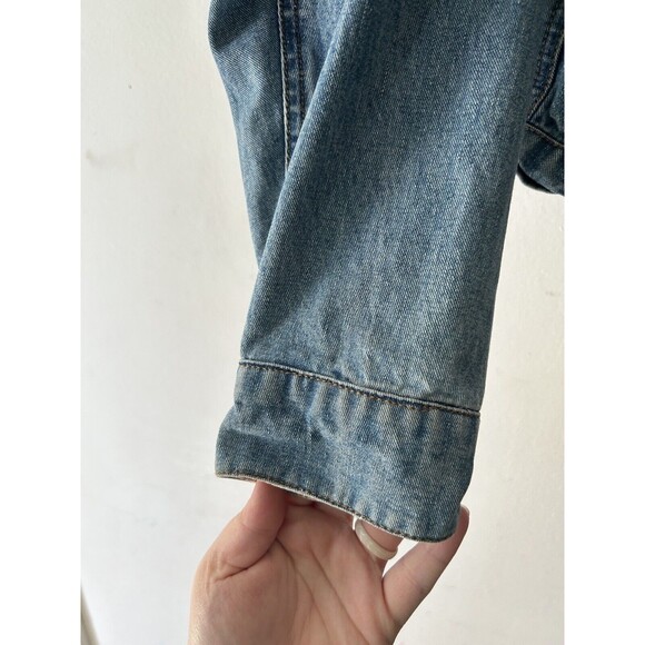 Longaberger Jean Jacket - Size LARGE - GUC w/ 2003 Pin - Picture 5 of 6